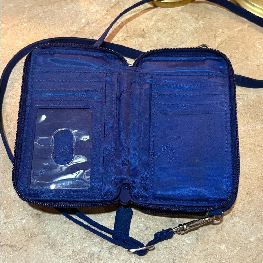 Vera Bradley Blue Quilted Crossbody Bag - Picture 9 of 16